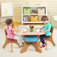 Children Kids Activity Table Chair Set Play Furniture W/storage