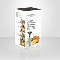 Pineapple Corer And Slicer (peel, Slice And Core), Stainless Steel