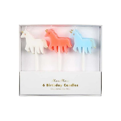 Pastel Unicorn Candles