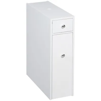 Narrow Toilet Paper Cabinet, Bathroom Cabinet With Drawers