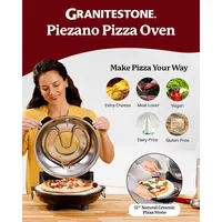 Piezano Electric 12 Inch Hot Stone Pizza Oven