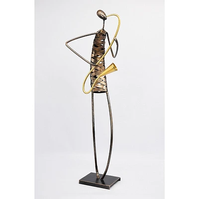 Metal Sculpture Saxophone