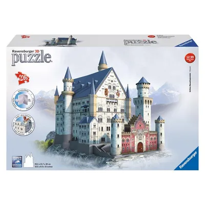 Neuschwanstein Castle - 216 Piece 3d Puzzle