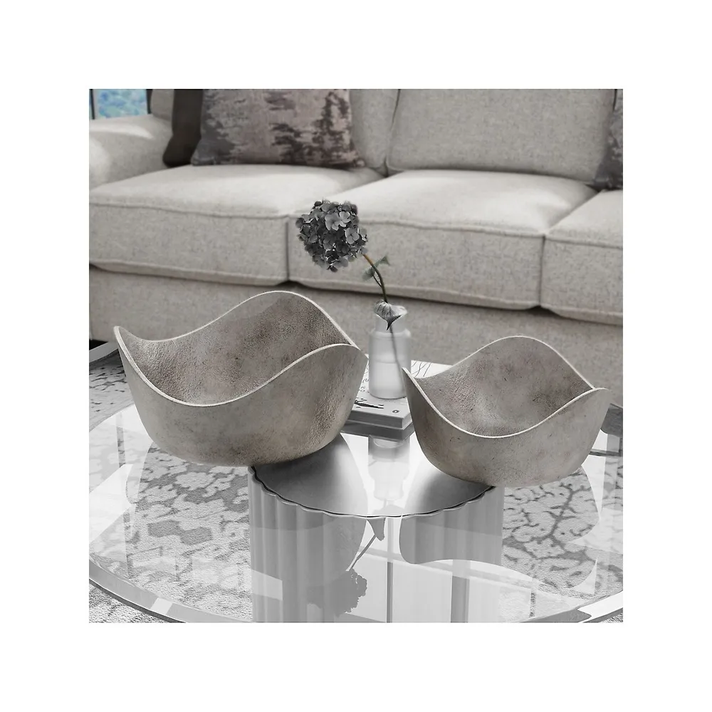 Westyn 2-Piece Decorative Metal Bowl Set