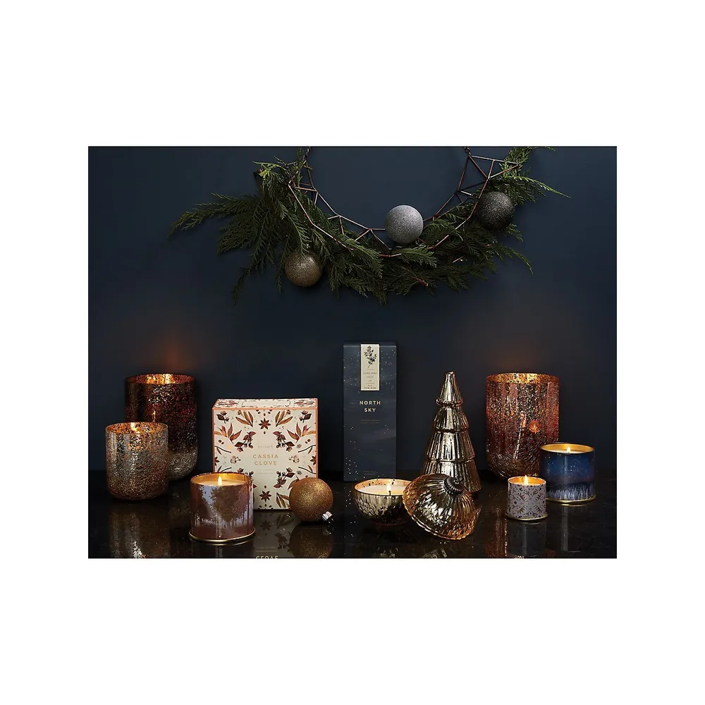 Noble Holiday Cassia Clove Large Demi Vanity Tin Candle
