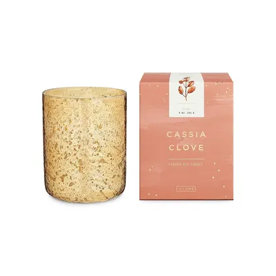 Noble Holiday Cassia Clove Lux Mercury Tumbler Candle