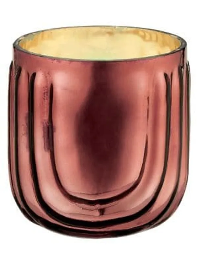 Bougie dans un verre moulé Bon Bon, collection Fa La Lovely