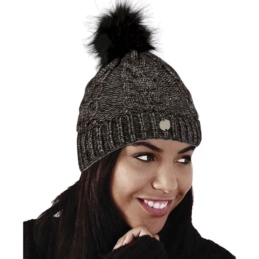 ladies black beanie