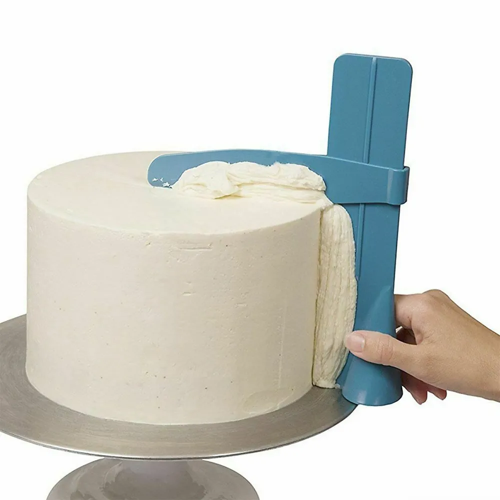Cake Scraper Smoother Adjustable Fondant Spatulas Cake Edge Smoother Cream Leveling Tools