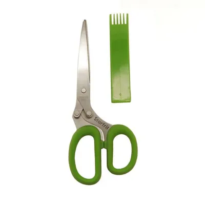 Stainless Steel 5-blade Herb Scissors