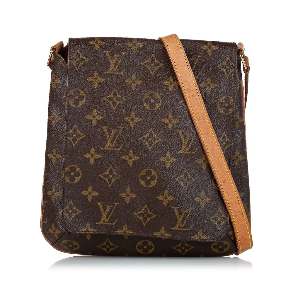 Brown Louis Vuitton Monogram PM Musette Salsa Long Strap Crossbody