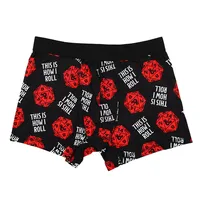 Dungeons & Dragons Logo Characters Dice Boxer Briefs Pack Of 3