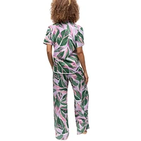 Lexi Big Leaf Print Pyjama Set
