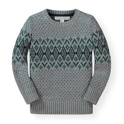 Boys Crewneck Pullover Sweater
