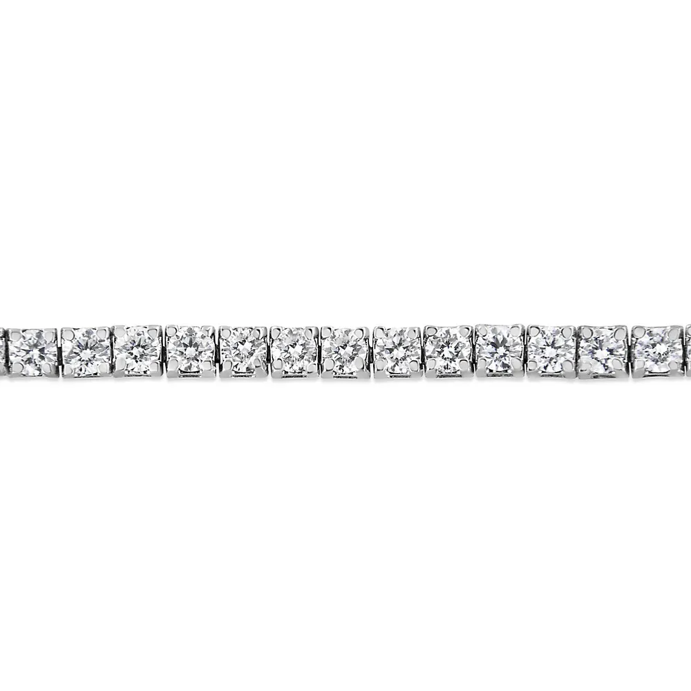 14k White Gold 2.0 Cttw Lab Grown Diamond 7.25" Classic Tennis Bracelet (f-g Color, Vs2-si1 Clarity)