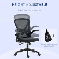 Mesh Office Chair With Flip-up Armrest
