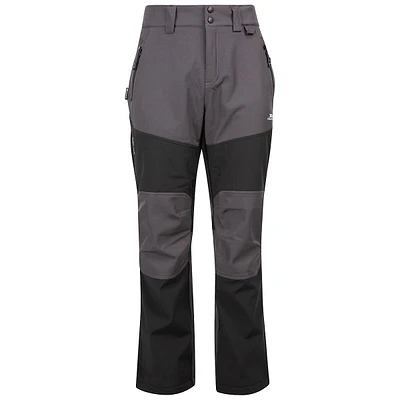 Mens Waterproof Trousers Softshell Zip Pockets Articulated Knees Marco