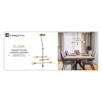 6-light Pendant, 23'' Width, From The Elixir Collection