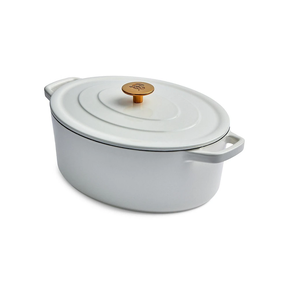 Cast Iron 5.2 L Oval Dutch Oven