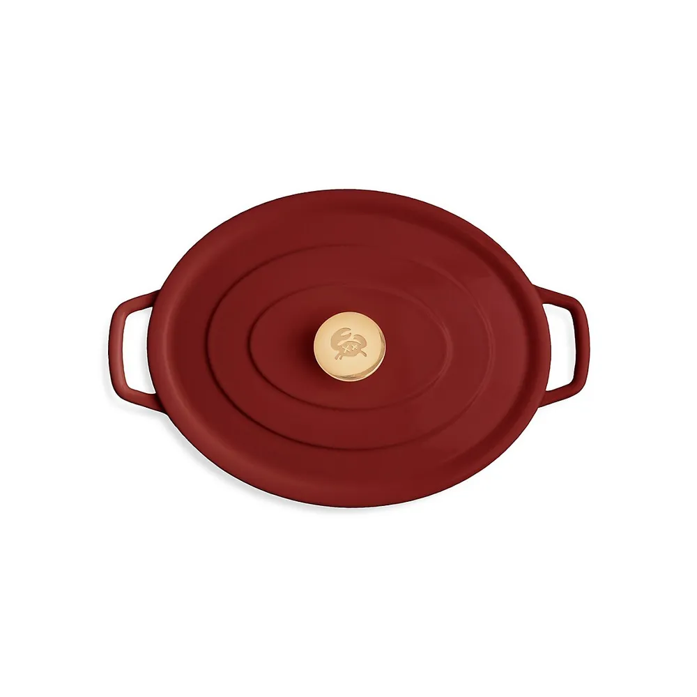 Cast Iron 5.2 L Oval Dutch Oven