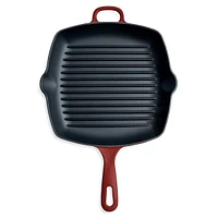 Cast Iron 10.25-nch Square Grill Pan