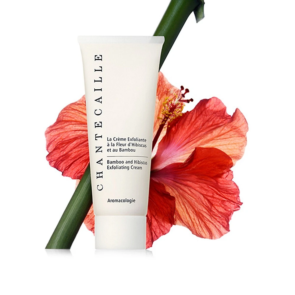 Crème exfoliante hibiscus et bambou