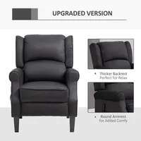 Massage Recliner Sofa Armchair With Remote Control
