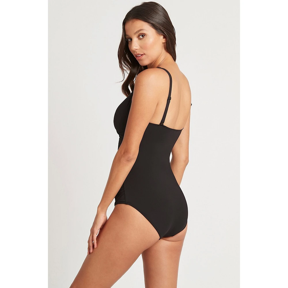 Eco Essentials Cross Front Multifit One Piece Swimsuit