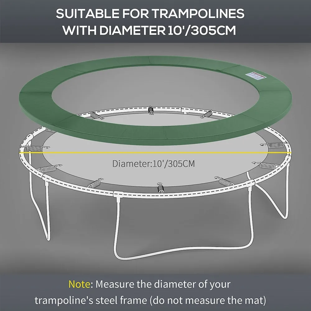10ft Trampoline Pad Φ120" Trampoline Replacement Safety Pad