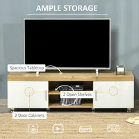 Tv Stand For Tvs Up To 63'' With Shelves