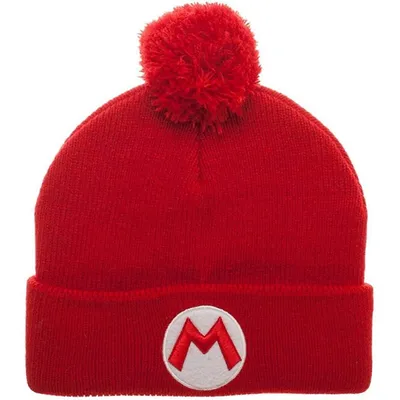 Nintendo Super Mario Bros Mario Beanie Toque Cold Weather Hat