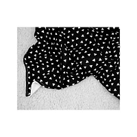 Baby's Monochrome Triangle Plush Cotton Blanket