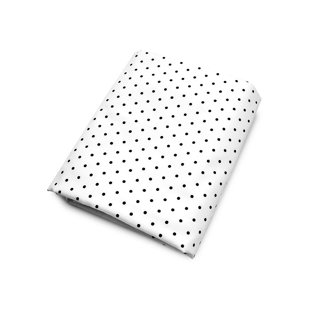 Baby's Monochrome Dot Fitted Cotton Crib Sheet