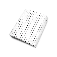 Drap-housse en coton Monochrome Dot pour lit de bébé