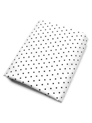 Baby's Monochrome Dot Fitted Cotton Crib Sheet