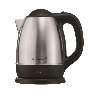 Brentwood 1.2l Stainless Cordless Kettle, Black
