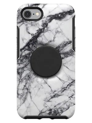 ​7761845 Otter + Pop Symmetry iPhone SE 2020/8/7 White Marble Case