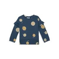 Little Girl's Fresh & Fruity Printed French Terry Sweatshirt