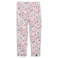 Girl's Floral Jogger Pants
