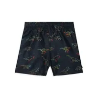 Little Boy's Dinosaur Printed Boardshorts