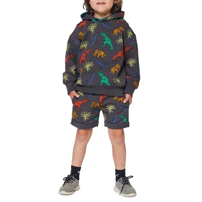 Boy's Printed French Terry Hoodie