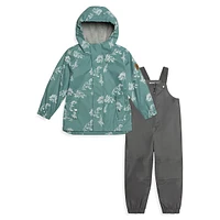 Little Girl's Spring Breeze 2-Piece Changing Colour Rain Set