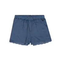 Girl's Must-Haves Scallop-Hem Shorts