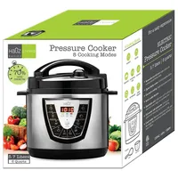 Electronic Pressure Cooker With 8 Cooking Modes, 5.7 Liter Capacity