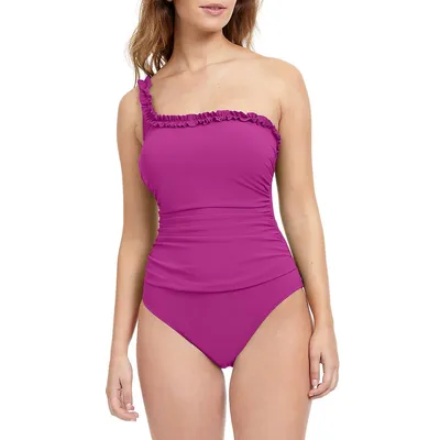 Frill Me One-Shoulder One-Piece Swimsuit