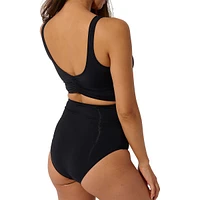 Wrap-Style Cutout One-Piece Swimsuit