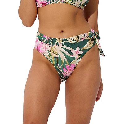 Tropic Shore High-Waist Bikini Bottoms