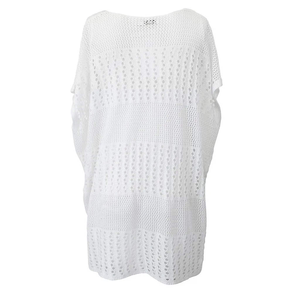 Boxy-Fit Crochet Cover-Up Tunic