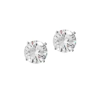 2ct Cubic Zirconia Stud Earring