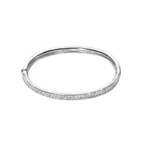 Pave Hinge Bangle Bracelet